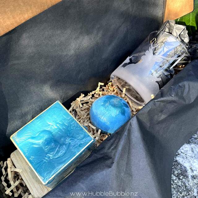 Deer Hunter Fathers Day Gift Boxed Artisan Soap and Whiskey Tumbler Set